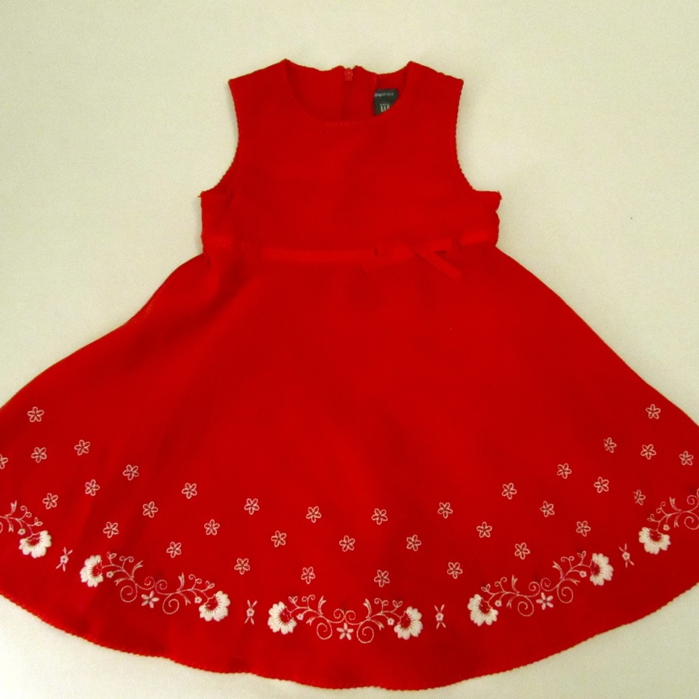 baby Gap Red Formal Dress 2T